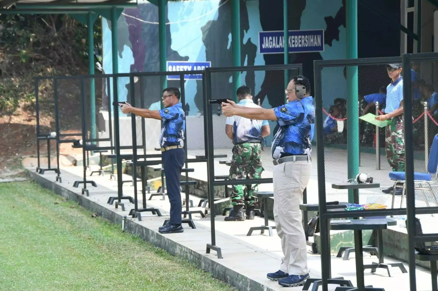 Kasau Latihan Menembak Persiapan Kejuaraan Piala Panglima Tni Cup 2023