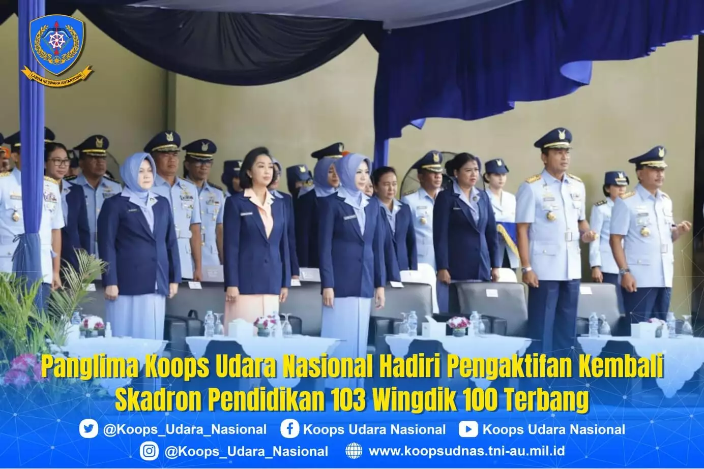 Panglima Koops Udara Nasional Hadiri Pengaktifan Kembali Skadron ...